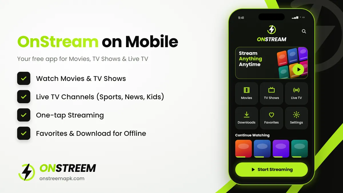 What is OnStream APK - free movies and TV shows app